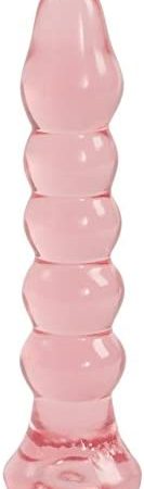 Doc Johnson Crystal Jellies Anal Dildos Pink One Size