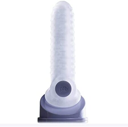 PerfectFitBrand - Fat Boy Checker Box - Soft Stretchable Penis Sleeve 5.5 Inch - Transparent