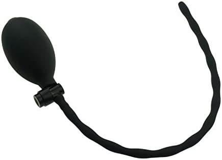 The Bondage Locker Inflatable Urethral Probe Penis Plug Black