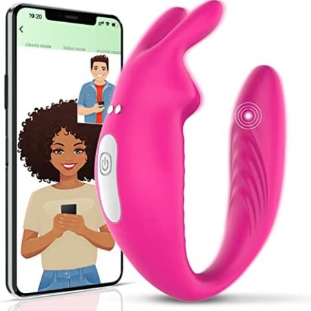 Panty Couples Vibrator for Women, App Remote Control Wearable Clitoral G Spot Vibrator with 12 Vibrations, Dual Vibrating G-spot Clitoralis Sex Stimulator Massager Waterproof Adult Sex Toys for Female