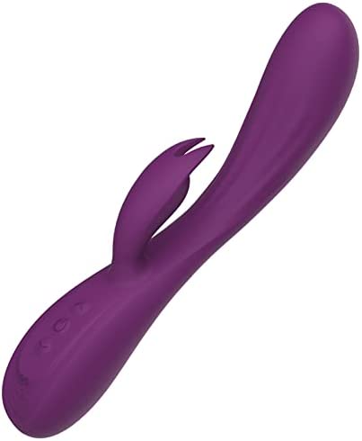 Rabbit Vibrator G Spot Adult Sex Toys for Clitoris Stimulation Dual Motor Vibrating Dildo Vaginal Anal Clitoral Stimulator with 10 Vibration Modes for Women Men Couples