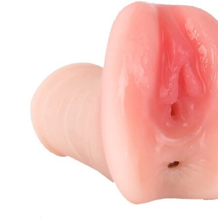 Realistic Male Masturbator Molded from A Beautiful Girl, 2 in 1 Pocket Pussy with 3D Lifelike Texture Vagina and Tight Anal, Upgraded Portable Male Masturbator Sex Toy for Men Masturbation