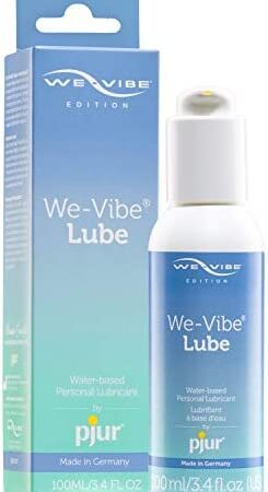 We-Vibe Lube - made by pjur - Water-based personal lubricant for use with We-Vibe sex toys - suitable for women & men - 1 pack (1 x 100 ml)