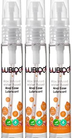 Lubido Aloe Infused Anal Ease Water Based Gel Lube – 30ml (Pack of 3)