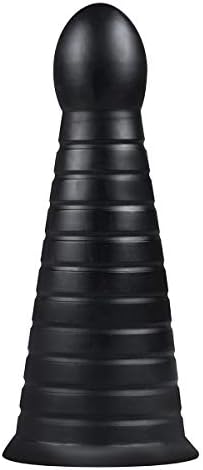 BUTTR Devil Dog Buttplug (Ø 9,90 cm) Big Anal Plug with a Tapered Ribbed Shaft – Specially Designed for Masters of Anal Play; Huge, Ribbed, Narrow Rounded Top, BUTTR013