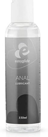 EasyGlide Anal Water Based Lubricant – Compatible with Latex and Silicone – Non Sticky Anal Lube – 150ml