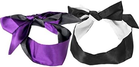 Lurrose 2pcs Sexual Products Strap on Sleep Eye Cover Blackout Eye Shade Blindfolds for Party Games Blindfold Sleeping Masks Lightweight Eye Mask Practical Eye Cover