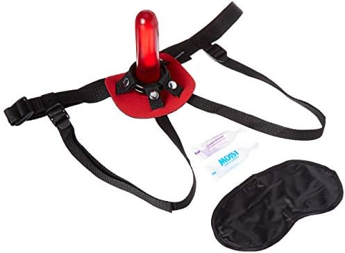 Pipedream Fetish Fantasy First Timers Strap-On Set, 5 Inch, Red